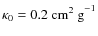 $\kappa_0=0.2~{\rm cm^2~g}^{-1}$