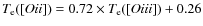 $T_{\rm e}([O {\sc ii}])=0.72 \times T_{\rm e}([O {\sc iii}]) + 0.26$