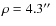$\rho=4.3\hbox{$^{\prime\prime}$ }$