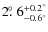 ${2\hbox{$.\!\!^\circ$ }6} ^{+0.2^\circ}_{-0.6^\circ}$
