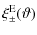 $\displaystyle \xi^{\rm E}_\pm(\vartheta)$