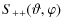 $\displaystyle S_{++}(\vartheta,\varphi)$