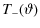 $\displaystyle T_-(\vartheta)$