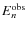 $E_n^{\rm obs}$
