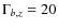 $\Gamma _{b,z}=20$