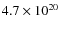 $4.7\times
10^{20}$