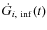 $\dot{G}_{i,~{\rm inf}}(t)$