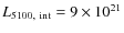 $L_{\rm 5100,~int}=9\times10^{21}$