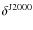 $\delta^{\rm J2000}$