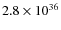 $2.8\times 10^{36}$