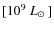 $[10^9~\mbox{$L_\odot$ }]$