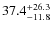 $37.4^{\rm +26.3}_{-11.8}$