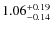 $1.06^{\rm +0.19}_{-0.14}$
