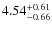 $4.54^{\rm +0.61}_{-0.66}$