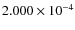 $2.000\times 10^{-4}$