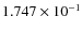 $1.747\times 10^{-1}$