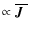 $\propto\overline{\mbox{\boldmath$J$ }}{}$