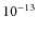 $\rm 10^{-13}$