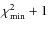 $\chi^2_{\rm min}+1$