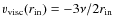 $v_{\rm visc}(r_{\rm in}) =-3\nu/2r_{\rm in}$