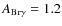 $A_{\rm Br\gamma} =1.2$