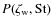 $P(\zeta_{\rm w}, {\rm St})$