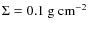 $\Sigma=0.1~{\rm g~cm^{-2}}$
