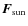 $\vec{F}_{\rm sun}$