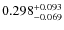 $0.298^{\rm +0.093}_{-0.069}$