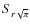 $S_{r\sqrt \pi}$