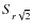 $S_{r \sqrt 2}$