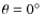$\theta = 0\hbox{$^\circ$ }$