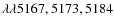 $\lambda\lambda 5167, 5173, 5184$