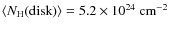 $\langle N_{\rm H}({\rm disk})\rangle=5.2 \times 10^{24}~\rm cm^{-2}$