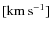$\rm [km~s^{-1}]$
