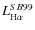 $L^{SB99}_{{\rm H}\alpha}$