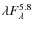 $\lambda F_{\lambda}^{5.8}\:\:\:$