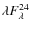 $\lambda F_{\lambda}^{24}\:\:\:$