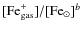 $[{\rm Fe}^+_{\rm gas}]/[{\rm Fe}_{\odot}]^b$