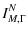 $\displaystyle I_{M,\Gamma}^N$