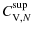 $\displaystyle C_{{\rm V},N}^{\rm sup}$