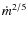$\dot{m}^{2/5}$