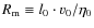 $R_{\rm m}\equiv{l_0\cdot v_0}/{\eta_0}$