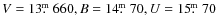 $V=13\hbox{$.\!\!^{\rm m}$ }660, B=14\hbox{$.\!\!^{\rm m}$ }70, U=15\hbox{$.\!\!^{\rm m}$ }70$