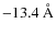 $-13.4~\AA$