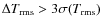 $\Delta
T_{\rm rms} > 3 \sigma (T_{\rm rms})$