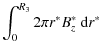 $\displaystyle \int_0^{R_3}2\pi r^* B_z^* ~ {\rm d}r^*$
