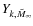 $Y_{k,\tilde{M}_{\infty}}$