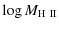 $\displaystyle \log M_{\rm H~II}$