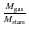 $\frac{M_{\rm gas}}{M_{\rm stars}}$